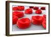 Conceptual Image of Red Blood Cells-null-Framed Art Print