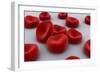 Conceptual Image of Red Blood Cells-null-Framed Art Print