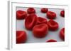 Conceptual Image of Red Blood Cells-null-Framed Art Print