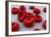 Conceptual Image of Red Blood Cells-null-Framed Art Print