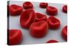 Conceptual Image of Red Blood Cells-null-Stretched Canvas