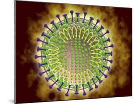 Conceptual Image of the Coronavirus-null-Mounted Art Print