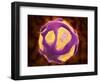 Conceptual Image of the Dengue Virus-null-Framed Art Print