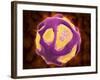 Conceptual Image of the Dengue Virus-null-Framed Art Print