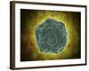 Conceptual Image of the Human Papilloma Virus-null-Framed Art Print