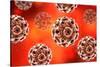 Conceptual image of the human papillomavirus infection virus.-Stocktrek Images-Stretched Canvas