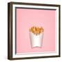 Conceptual Still Life of Cigarettes, Packed as Fried Potatoes in a Paper Box-Fisher Photostudio-Framed Art Print