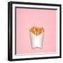 Conceptual Still Life of Cigarettes, Packed as Fried Potatoes in a Paper Box-Fisher Photostudio-Framed Art Print