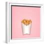 Conceptual Still Life of Cigarettes, Packed as Fried Potatoes in a Paper Box-Fisher Photostudio-Framed Art Print