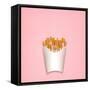 Conceptual Still Life of Cigarettes, Packed as Fried Potatoes in a Paper Box-Fisher Photostudio-Framed Stretched Canvas