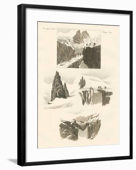 Concerning the Ascent of Mount Blanc-null-Framed Giclee Print