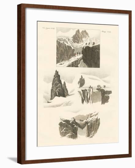 Concerning the Ascent of Mount Blanc-null-Framed Giclee Print