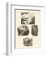 Concerning the Ascent of Mount Blanc-null-Framed Giclee Print