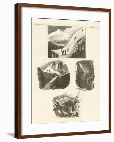 Concerning the Ascent of Mount Blanc-null-Framed Giclee Print