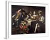 Concert Around the Bas-Relief-Valentin de Boulogne-Framed Giclee Print