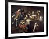 Concert Around the Bas-Relief-Valentin de Boulogne-Framed Giclee Print