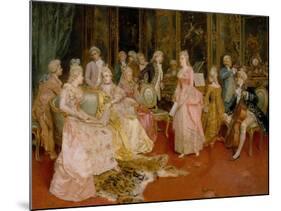 Concert at the Time of Mozart, 1853-Ettore Simonetti-Mounted Giclee Print