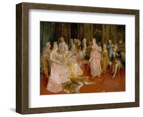 Concert at the Time of Mozart, 1853-Ettore Simonetti-Framed Giclee Print