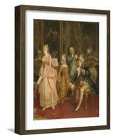 Concert at the Time of Mozart, 1853-Ettore Simonetti-Framed Giclee Print