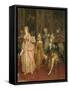 Concert at the Time of Mozart, 1853-Ettore Simonetti-Framed Stretched Canvas