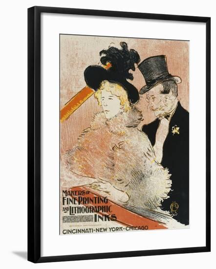 Concert; Au Concert, 1896-Henri de Toulouse-Lautrec-Framed Giclee Print