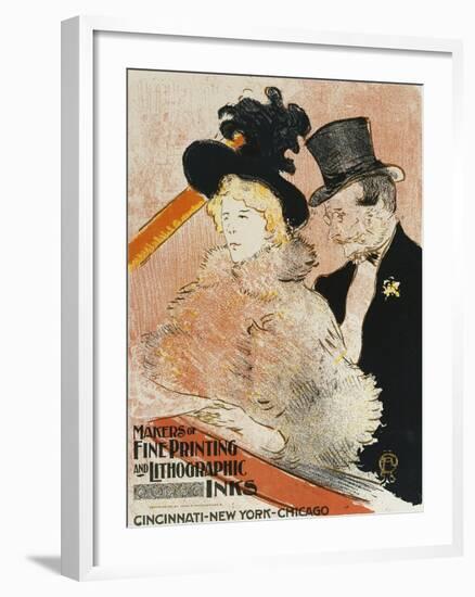 Concert; Au Concert, 1896-Henri de Toulouse-Lautrec-Framed Giclee Print