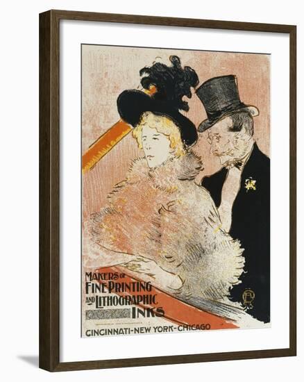 Concert; Au Concert, 1896-Henri de Toulouse-Lautrec-Framed Giclee Print