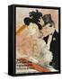 Concert; Au Concert, 1896-Henri de Toulouse-Lautrec-Framed Stretched Canvas