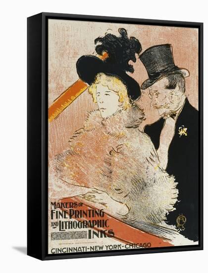 Concert; Au Concert, 1896-Henri de Toulouse-Lautrec-Framed Stretched Canvas