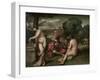 Concert Champetre, Open-Air Concert, Formerly Attributed to Giorgione, C. 1510-Titian (Tiziano Vecelli)-Framed Giclee Print