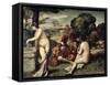 Concert Champetre, (The Pastoral Concert), C1510-1511-Titian (Tiziano Vecelli)-Framed Stretched Canvas