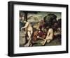 Concert Champetre, (The Pastoral Concert), C1510-1511-Titian (Tiziano Vecelli)-Framed Giclee Print