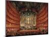 Concert Given by Cardinal de La Rochefoucauld at the Argentina Theatre in Rome-Giovanni Paolo Pannini-Mounted Premium Giclee Print