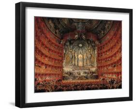 Concert Given by Cardinal de La Rochefoucauld at the Argentina Theatre in Rome-Giovanni Paolo Pannini-Framed Giclee Print