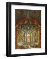 Concert Given by Cardinal De La Rochefoucauld at the Argentina Theatre in Rome-Giovanni Paolo Pannini-Framed Giclee Print