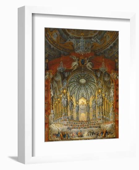 Concert Given by Cardinal De La Rochefoucauld at the Argentina Theatre in Rome-Giovanni Paolo Pannini-Framed Giclee Print