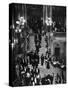 Concert-Goers Milling About on Grand Staircase of the Paris Opera House-null-Stretched Canvas