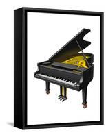 Concert Grand Piano, Musical Instrument-Encyclopaedia Britannica-Framed Stretched Canvas