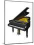 Concert Grand Piano, Musical Instrument-Encyclopaedia Britannica-Mounted Poster