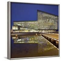 Concert Hall and Conference Centre Named Harpa, Reykjavik, Capital Region, Iceland-Rainer Mirau-Framed Photographic Print