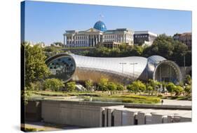 Concert Hall and Exhibition Centre, Presidential Palace, Rike Park, Tbilisi, Georgia, Caucasus, Asi-G&M Therin-Weise-Stretched Canvas