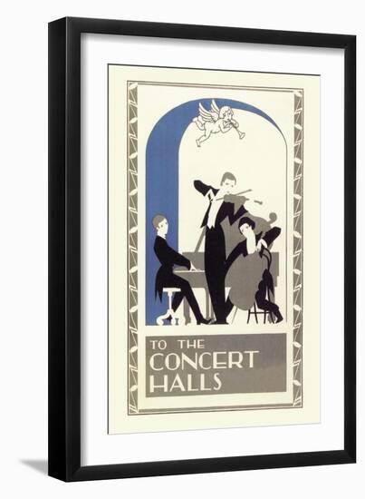 Concert Hall Trio-null-Framed Art Print