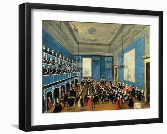 Concert in 1782 for Future Tsar Paul I of Russia-Gabriele Bella-Framed Art Print