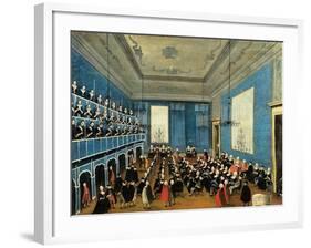 Concert in 1782 for Future Tsar Paul I of Russia-Gabriele Bella-Framed Art Print