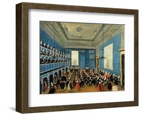 Concert in 1782 for Future Tsar Paul I of Russia-Gabriele Bella-Framed Art Print