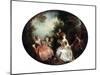 Concert in a Park, 18th Century-Nicolas Lancret-Mounted Giclee Print