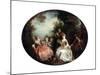 Concert in a Park, 18th Century-Nicolas Lancret-Mounted Giclee Print