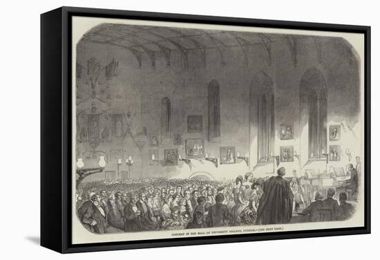 Concert in the Hall of University College, Durham-null-Framed Stretched Canvas