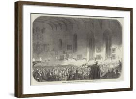 Concert in the Hall of University College, Durham-null-Framed Giclee Print