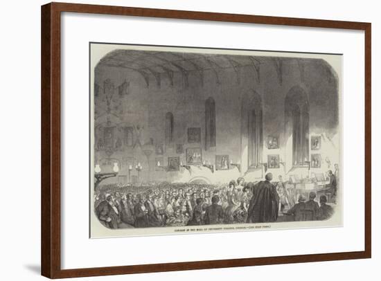 Concert in the Hall of University College, Durham-null-Framed Giclee Print